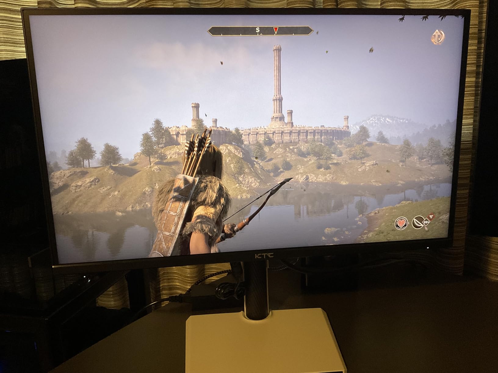 KTC 32 Inch 240Hz Curved Gaming Monitor, 2K 1440P Computer PC Monitor with 1000R 1ms Frameless, Adaptive Sync, 122% sRGB, HDMI, DisplayPort, Tilt Adjustable, H32S25E customer photo 1