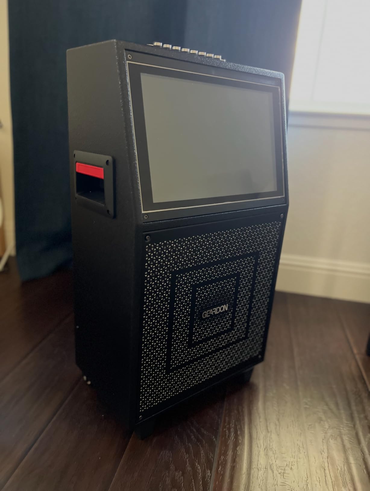 Karaoke Machine with Lyrics Display Screen for Adults, 15 Inches Tablet, Bluetooth Speaker w/ 2 Rechargeable UHF Mics, 1000W Peak Power, DJ Lights, Portable Karaoke System for Any Occasion customer photo 2