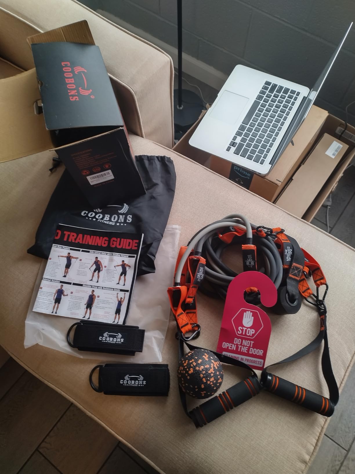 Heavy Resistance Bands for Working Out, 300LBS Exercise Bands with Handles, Workout Bands for Men, Weight Fitness Bands Set for Muscle Training, Strength, Slim, Yoga, Home Gym Equipment customer photo 2