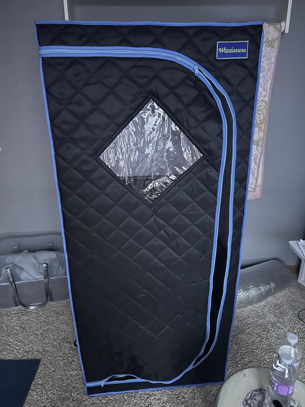 Portable Infrared Sauna for Home Spa | Full Size 1 Person Sauna | Full Size Far Infrared Sauna Tent | with Heating Foot Pad, Portable Chair customer photo 2