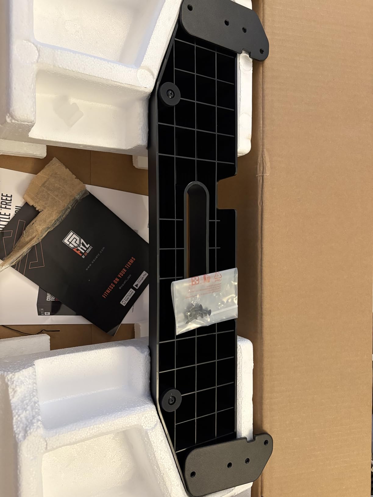 SQUATZ Apollo Board Mini: 150lb Resistance Smart Cable Machine, Functional Trainer for Full Body Workouts, Full Body Strength, Digital Home Gym Equipment with Free App includes Accessories, Blue customer photo 1