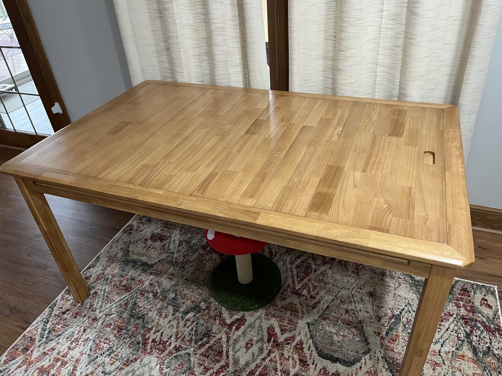 Board Game Table with Removable Table Top, Seats 4-6 Players with 57in x 33in Play Area customer photo 1