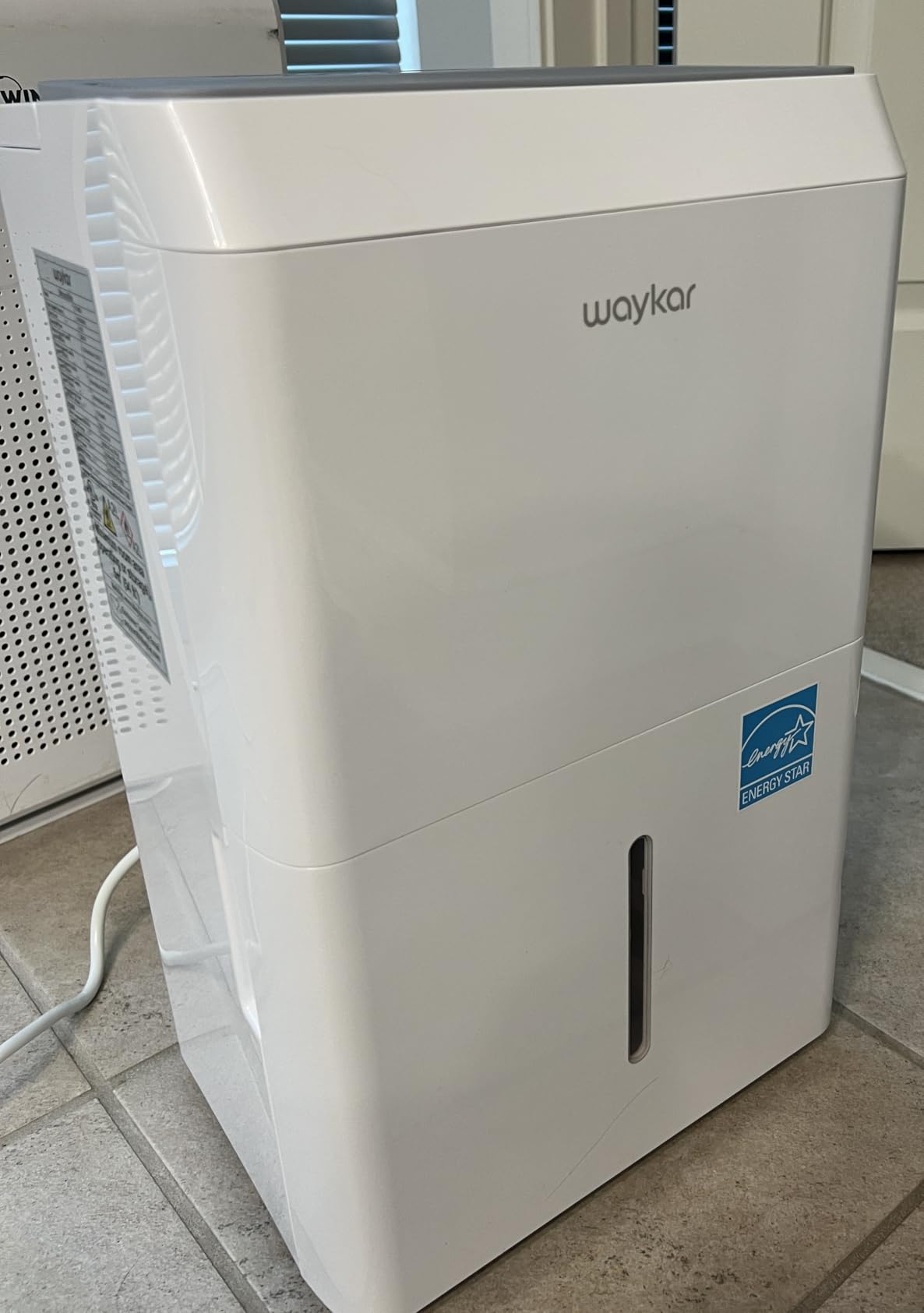 Waykar 6000 Sq.Ft Energy Star Dehumidifier for Basement & Home, 120 Pint/Day with Drain Hose & Tank, Ultra Quiet (40 dB), Smart Auto Comfort Mode customer photo 2