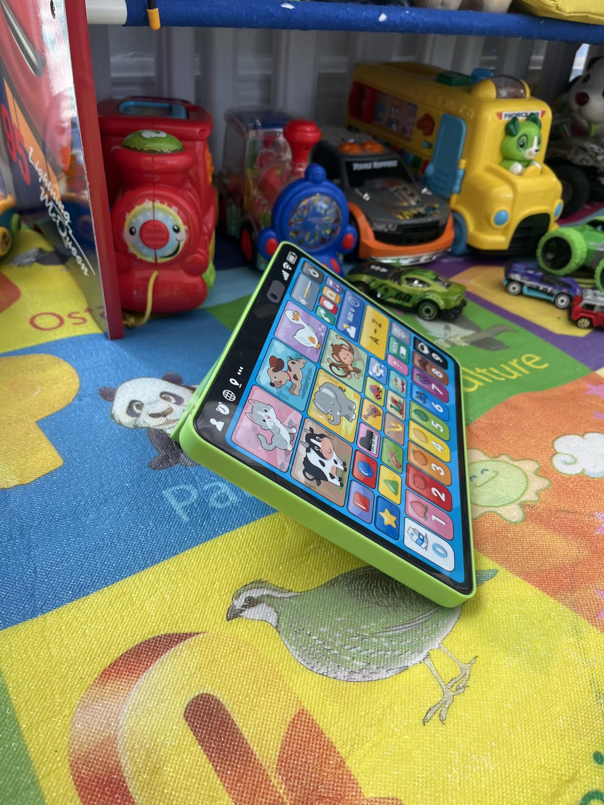 hahaland 5-Language Learning Tablet for Toddlers 1-3 customer photo 1