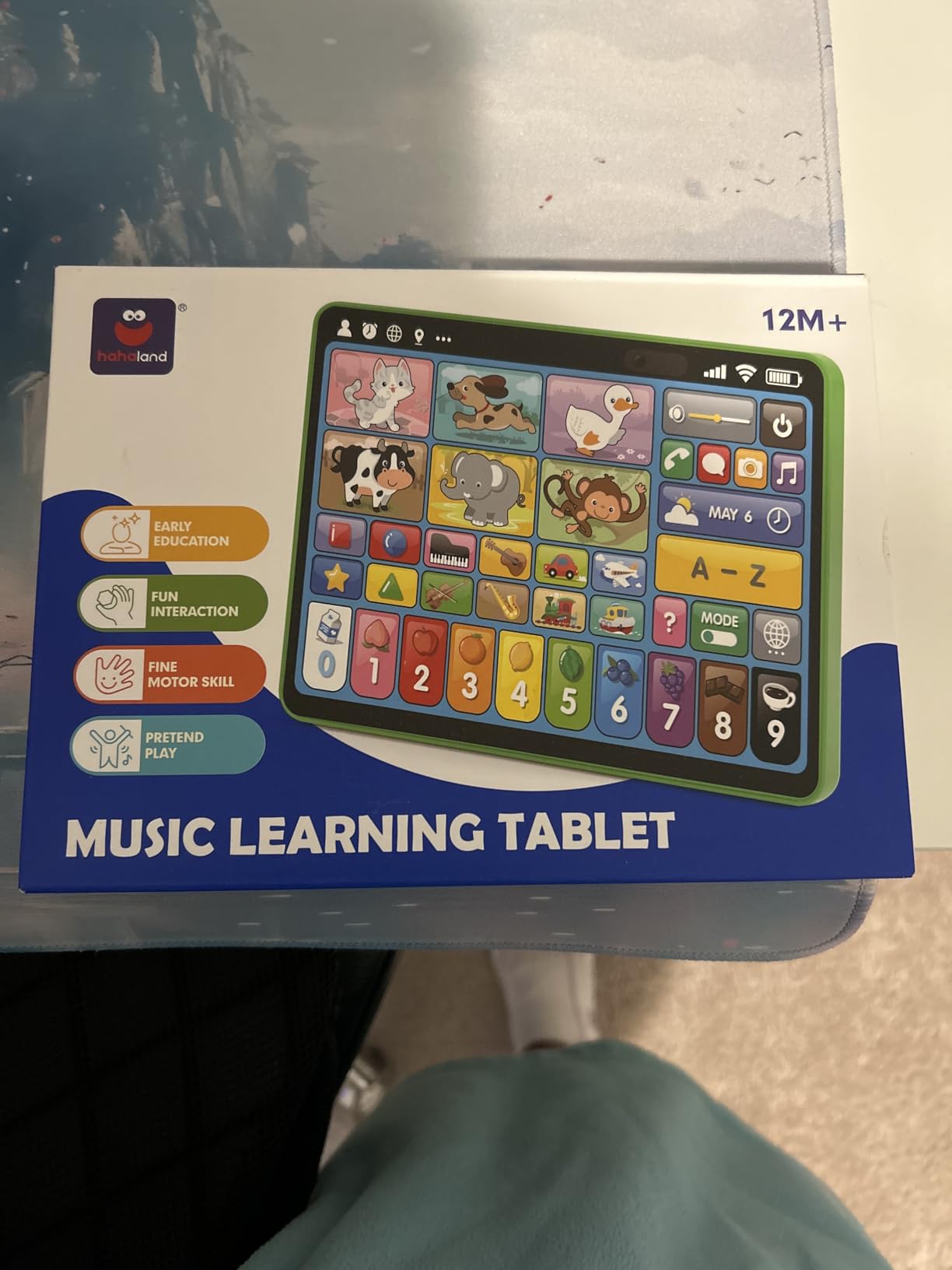 hahaland 5-Language Learning Tablet for Toddlers 1-3 customer photo 2