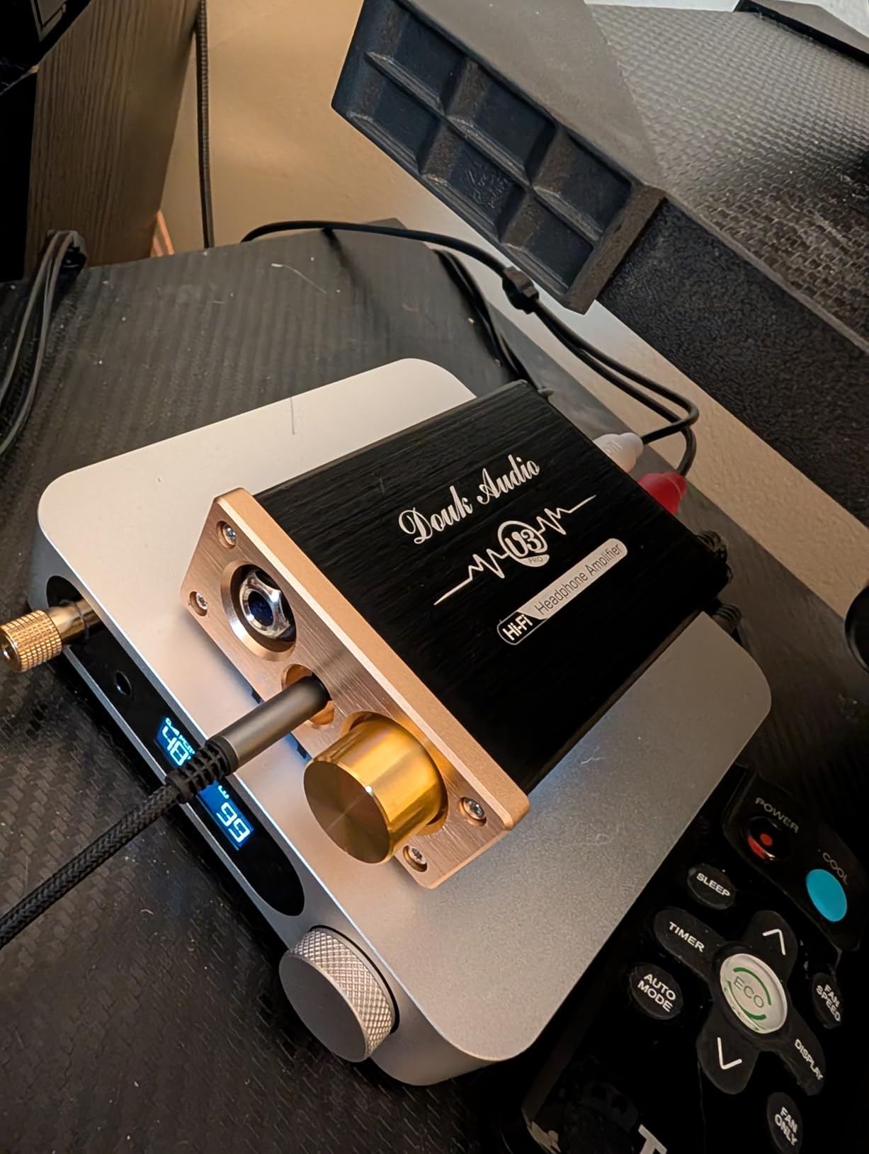 Douk Audio U3 PRO HiFi Mini Class A Headphone Amplifier - High-Power Desktop Amp for 18-600Ω Headphones, 1500mW Output, 3.5mm & 6.35mm Jacks, DC 5V customer photo 2