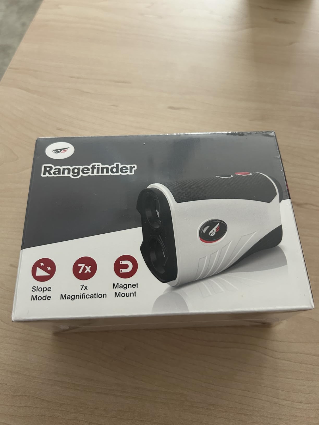 Golf Rangefinder with Slope - 1200 Yards Laser Range Finder with Flag Pole Locking Vibration, 7X Magnification rangefinder with Magnet Stripe customer photo 1