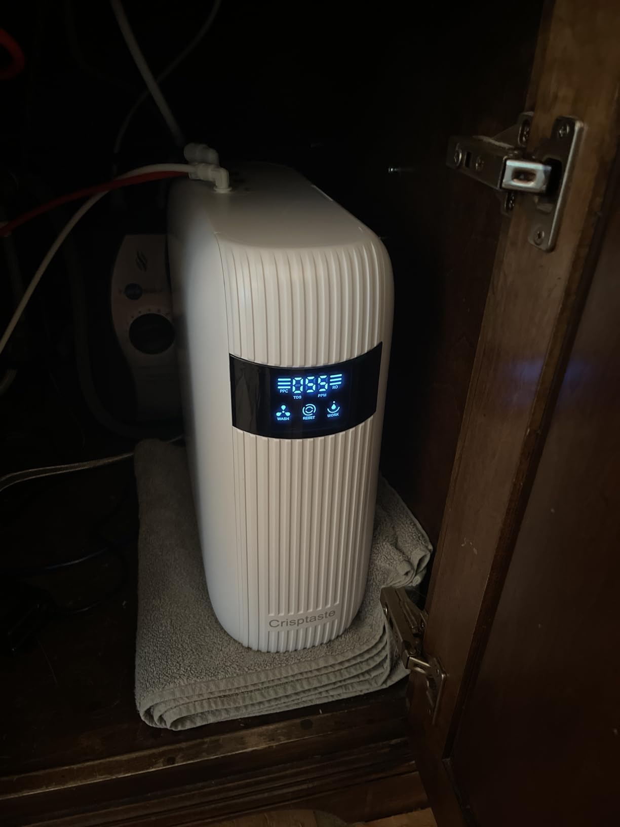 CripsTaste Tankless Reverse Osmosis System 800GPD High Flow Rate NSF 58&42 Certified & SGS Tested Under Sink Water Filtration System 2.5:1 Pure to Drain RO Water Filter System Under Sink customer photo 1