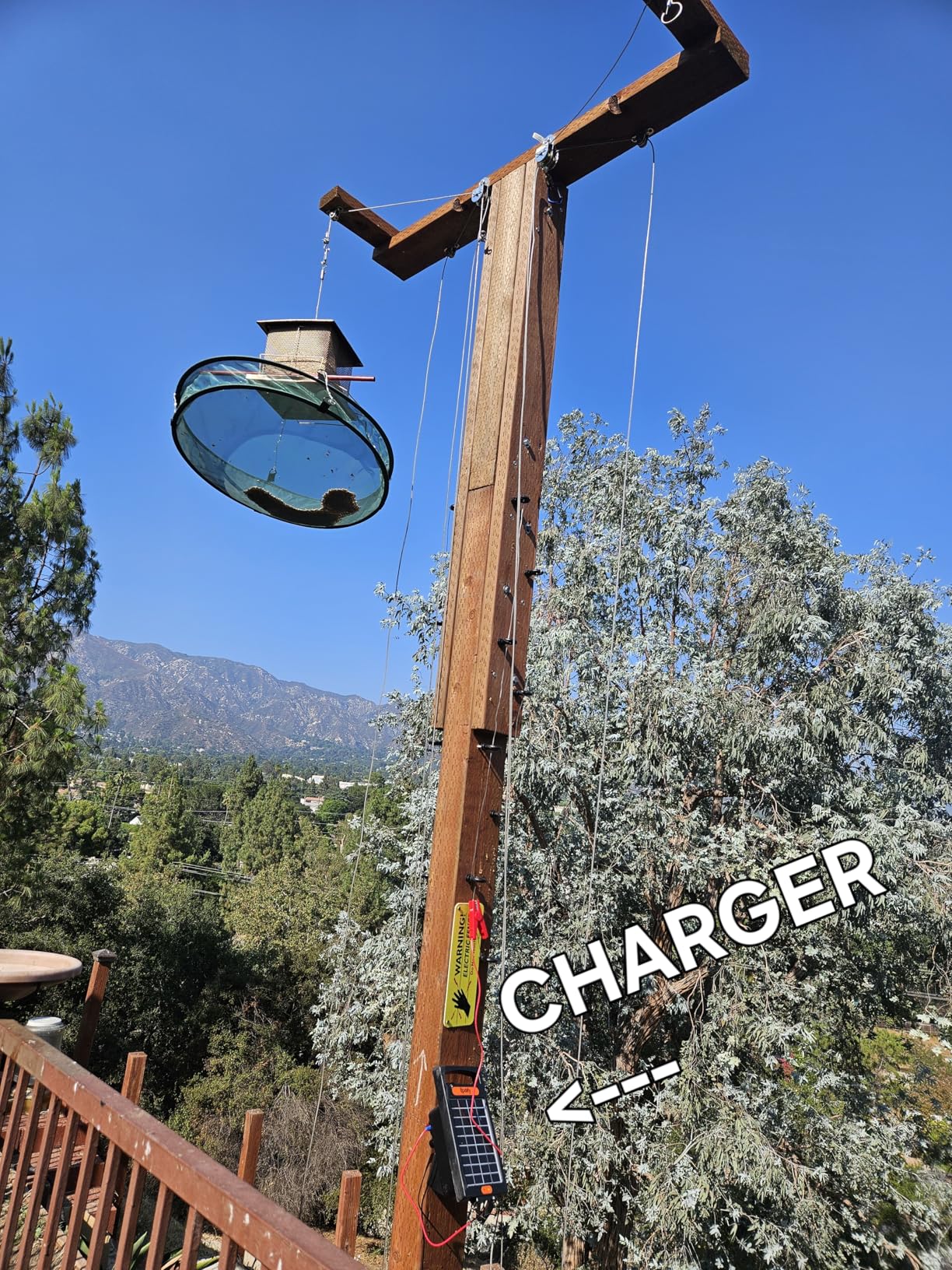 24 Hour Solar Electric Fence Charger, 10 Miles, Up to 10200v Output Range Electric Fence Charger, 0.18J Portable Energizer with Rechargeable Solar Panel for Livestock & Predator Protection customer photo 1