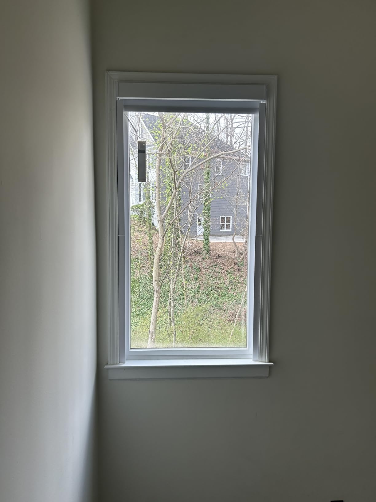 Aprilsmart Motorized Blinds with Remote,100% Blackout Smart Blinds Compatible with Apple HomeKit Alexa Google Home- Voice and app Control,Motorized Roller Shades Custom Size (Linen White-02) customer photo 2