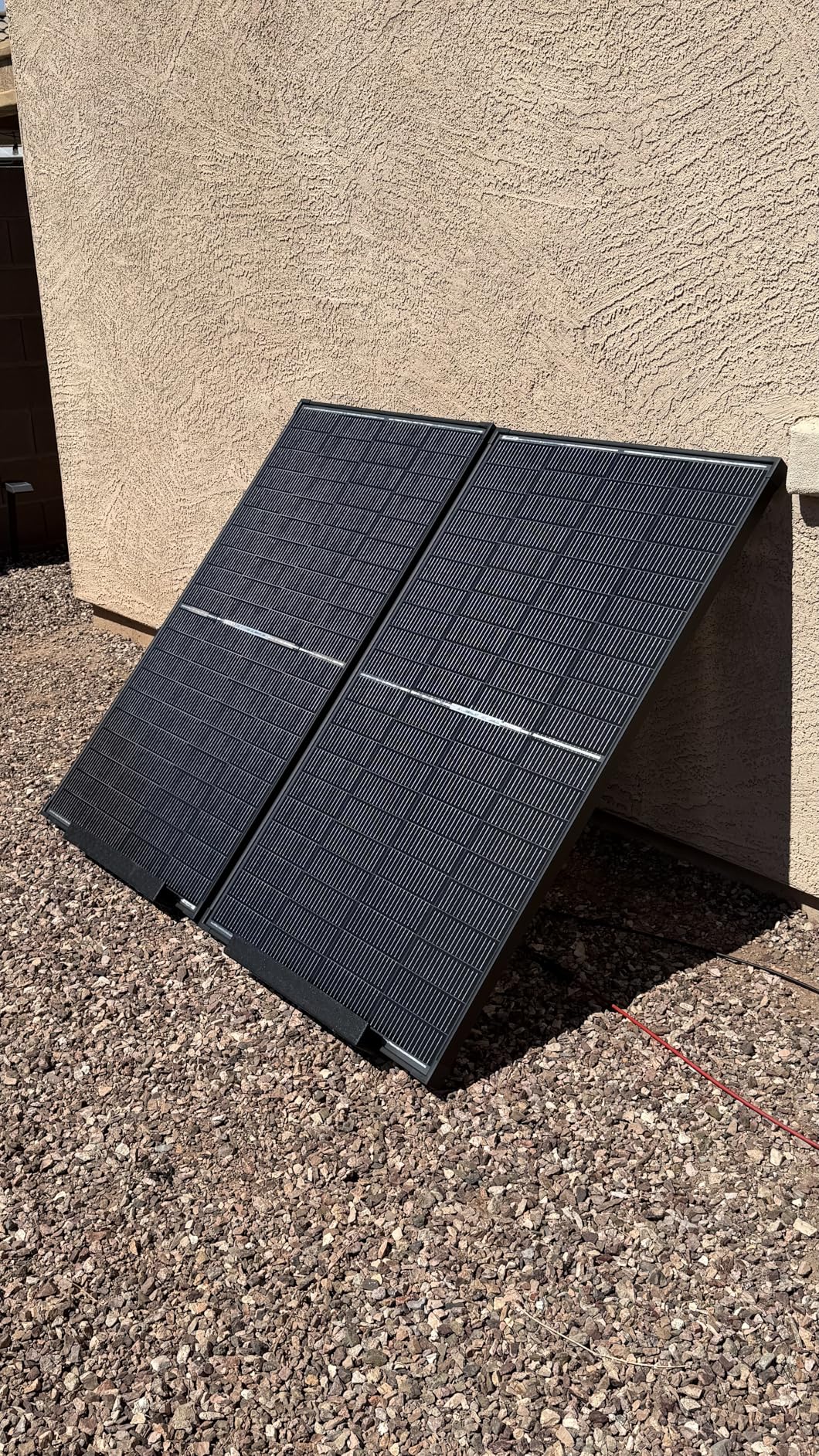 N-Type 16BB 400W Bifacial Solar Panel, 2Pcs 200 Watt Solar Panel 12V, 25% High Efficiency, Dual-module Parallel Anti-Shade Design, for RV Van Marine Home Rooftop Off-Grid Systems (2 Pack 200W) customer photo 2