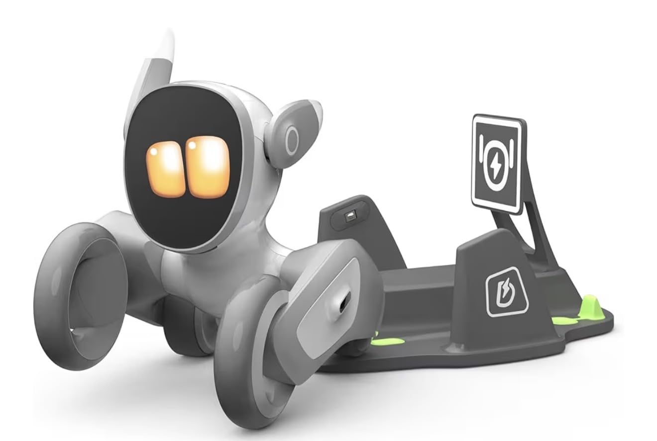 Robot Pet Dog ChatGPT-4o Smart AI-Powered Companion Voice & Gesture Control, Real-Time Interaction Robotics Toys for Kids, Home Monitoring - Includes Charging Dock customer photo 2