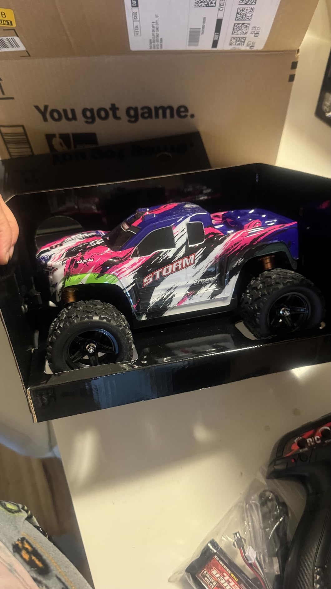 X-TMAGA 1:18 All Terrain RC Car for Adults & Boys (HS18-05), 4WD Off-Road RC Truck High Speed Fast 40+ KPH, 4X4 Waterproof Remote Control Car with 2 Rechargeable Batteries customer photo 2