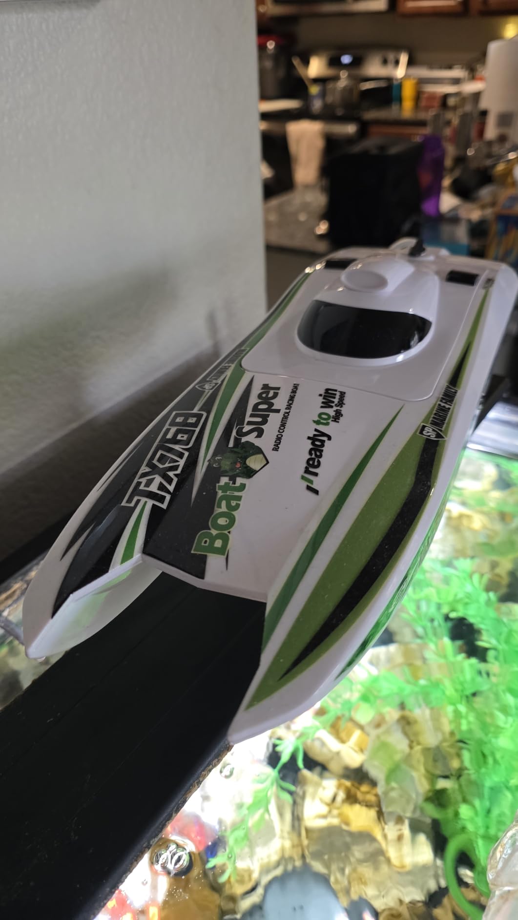 TX768 RC Jet Boat, 30km/h High Speed Jet Boat Brushless Catamaran with 3x3S LiPo Batteries Water Cooled Engine, 40cm ABS Hull, Long Range RC for Lakes, Rivers & Pools, Brushless RC For Adults customer photo 1