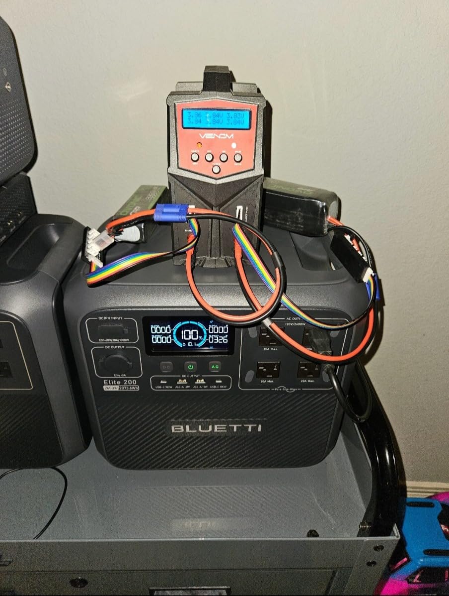 BLUETTI Elite 200 V2 Portable Power Station, 2073.6Wh LFP Battery Backup w/ 4 2600W AC Outlets (3900W Power Lifting) customer photo 2