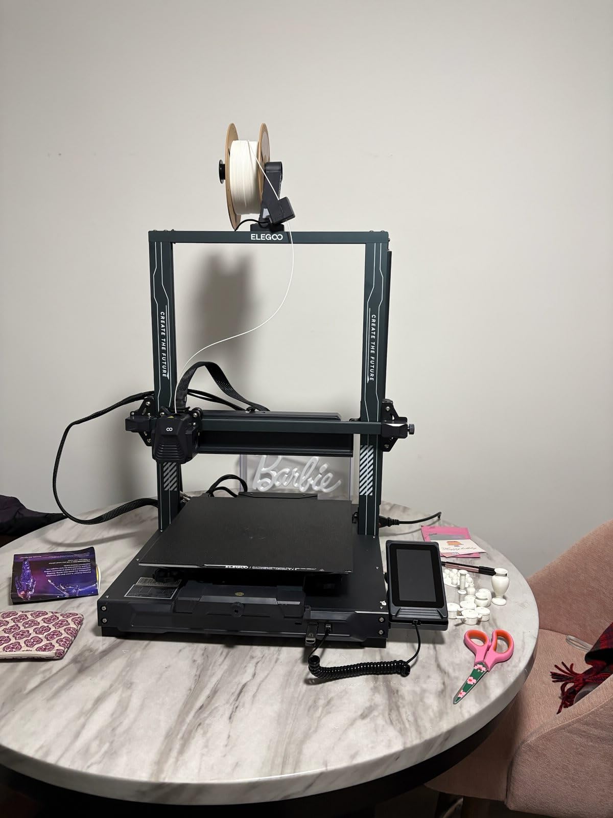 ELEGOO Neptune 4 Plus 3D Printer, 500mm/s High Speed Printer with 300°C Nozzle, Auto Leveling and Direct Drive Extruder, 320x320x385mm Large Printing Size customer photo 1