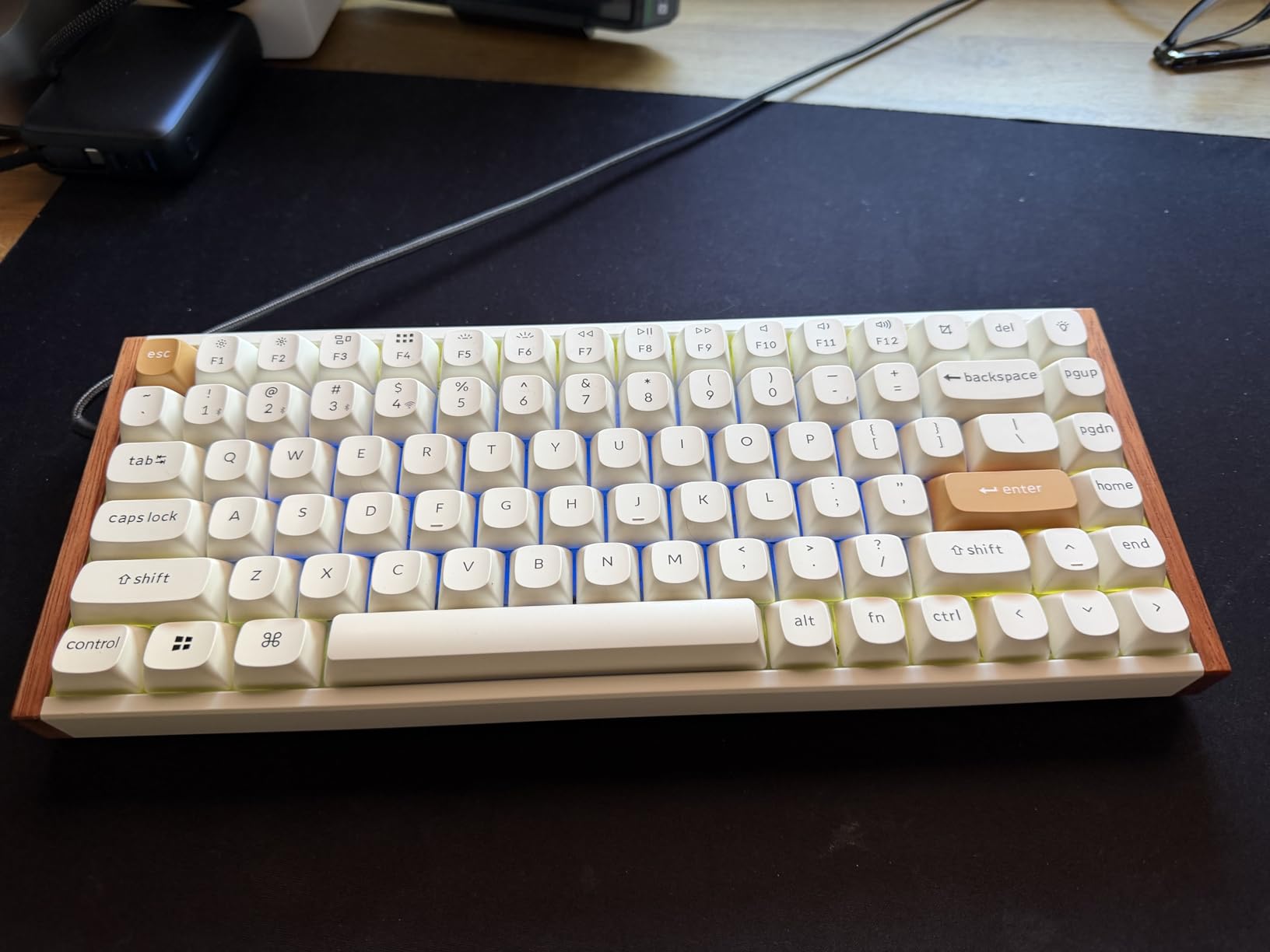 Keychron K2 HE Rapid Trigger Wireless Custom Keyboard with Hall Effect Gateron Double-Rail Magnetic Switch, QMK 2.4 GHz Bluetooth 5.2 RGB customer photo 1