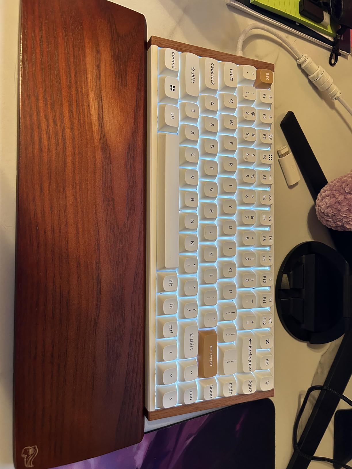 Keychron K2 HE Rapid Trigger Wireless Custom Keyboard with Hall Effect Gateron Double-Rail Magnetic Switch, QMK 2.4 GHz Bluetooth 5.2 RGB customer photo 2