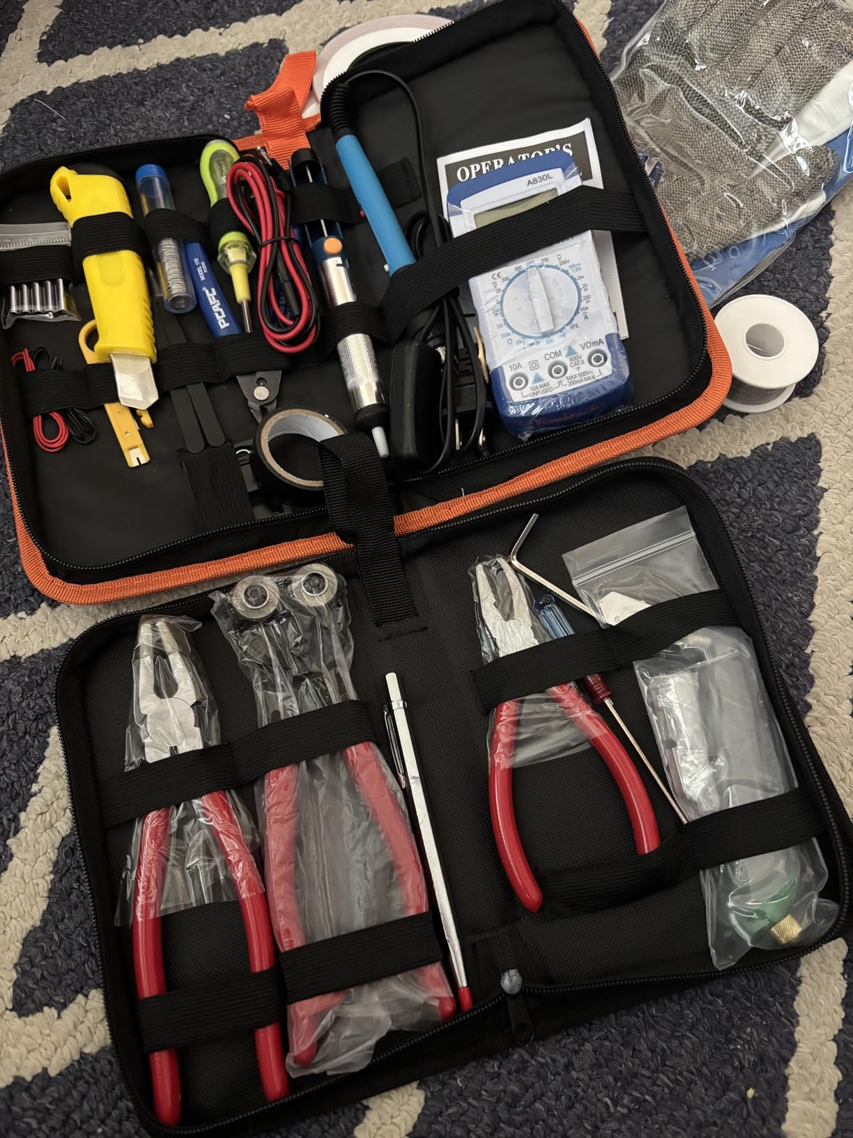 Stained Glass Kit for Adults Beginners, 30 PCS Tool Set with Glass Cutter, 80W Soldering Iron, Solder Wire, Cut Resistant Gloves Complete Stained Glass Supplies customer photo 2