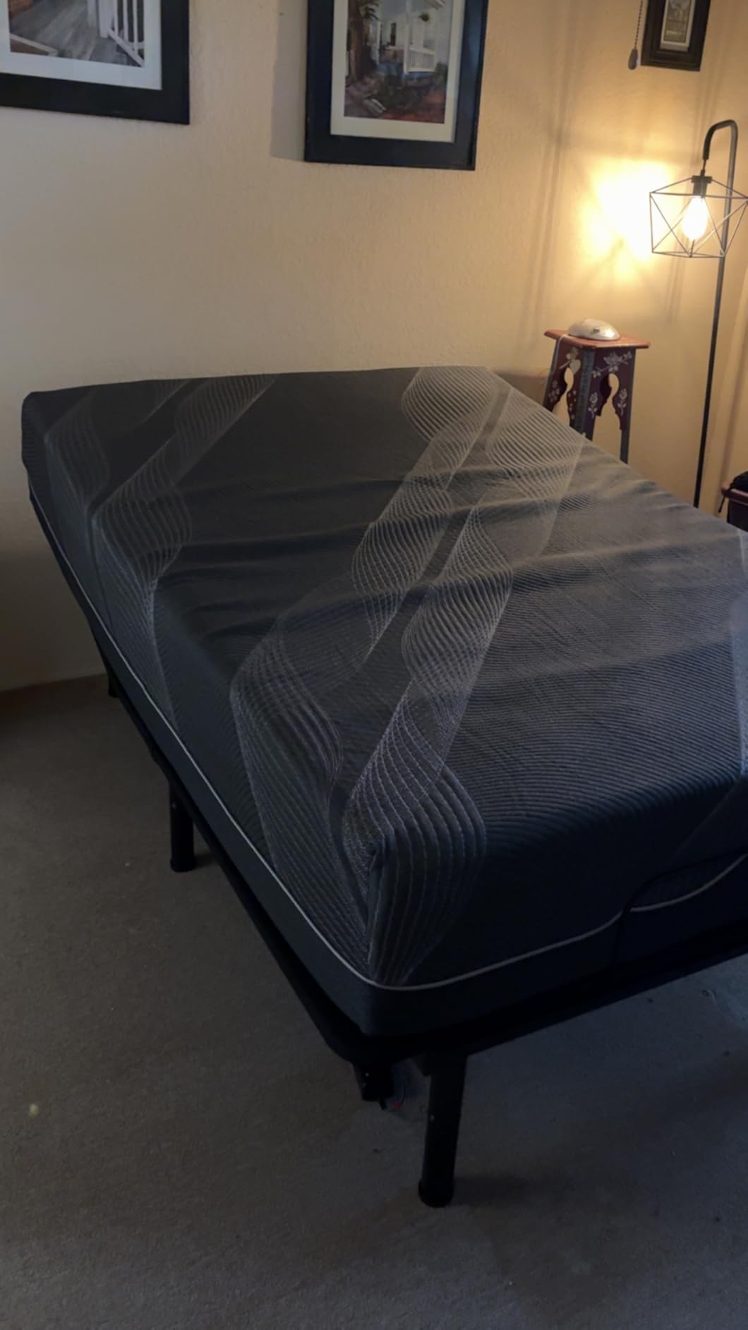 Dyonery Split King Adjustable Bed Frame with 14 inch Gel Memory Foam Mattress, CertiPUR-US Certified Fiberglass Free, Zero Gravity & Wireless Remote, Head & Foot Incline, 80