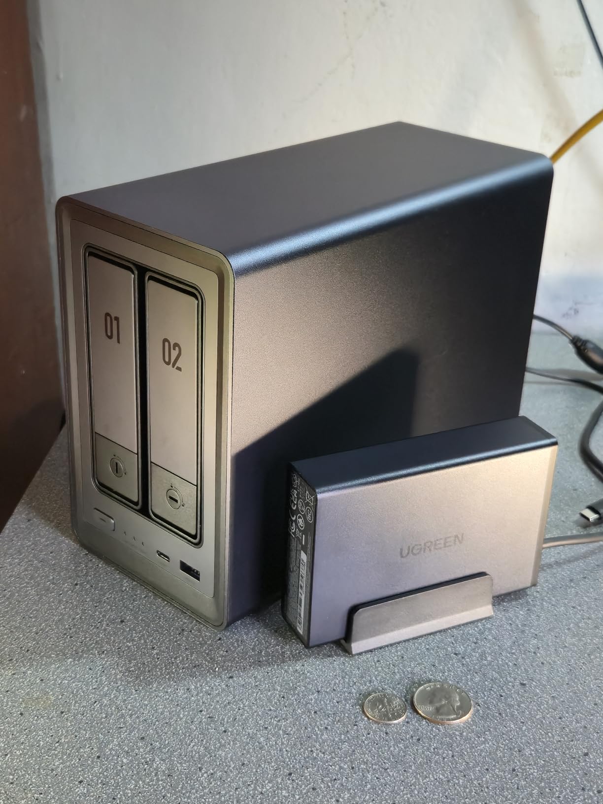 UGREEN NAS UPS, 120W DC Battery Backup & Surge Protector, 12000mAh Uninterruptible Battery Power Supply Only Compatible for DH2300, DH4300 Plus, DXP2800, DXP4800, DXP4800 Plus, DXP4800 Pro, DXP480T Plus customer photo 1