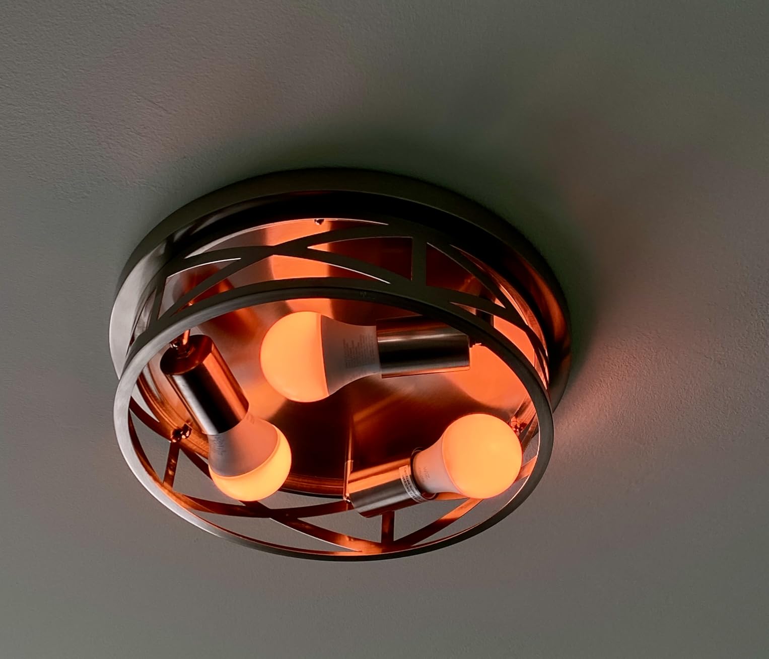 WiZ Connected LED Smart Light Bulbs, Sunset to Sunrise Automation + Motion Detection + Control with Voice or App, Full Color A19 60W 800LM E26 Indoor, Matter Compatible - 1 Pack customer photo 1