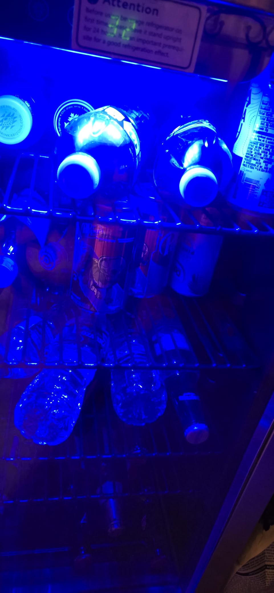 EUHOMY 4.5 Cu.ft Beverage Refrigerator and Cooler, 145 Can Mini fridge with Glass Door for Soda Beer Wine, Small Drink Dispenser with Digital Adjustable Thermostat for Home Office Bar customer photo 1