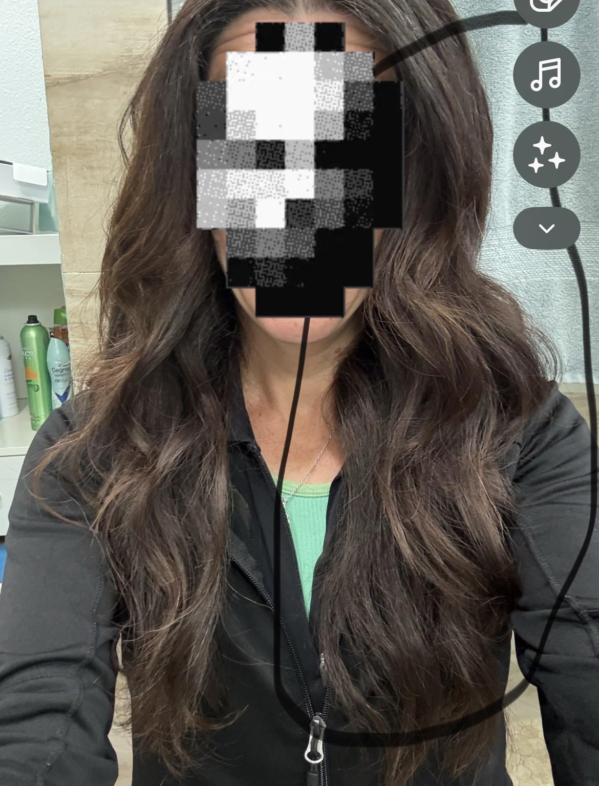 TYMO Airflow 2.0 Curling Iron Flat Iron - Hair Straightener and Curler 2 in 1, 1.25 Inch Curling Wand for Long Short Hair, Dual Voltage for Travel, 54 Million Ionic, Anti-Tangle, 5 Temps, Black customer photo 2