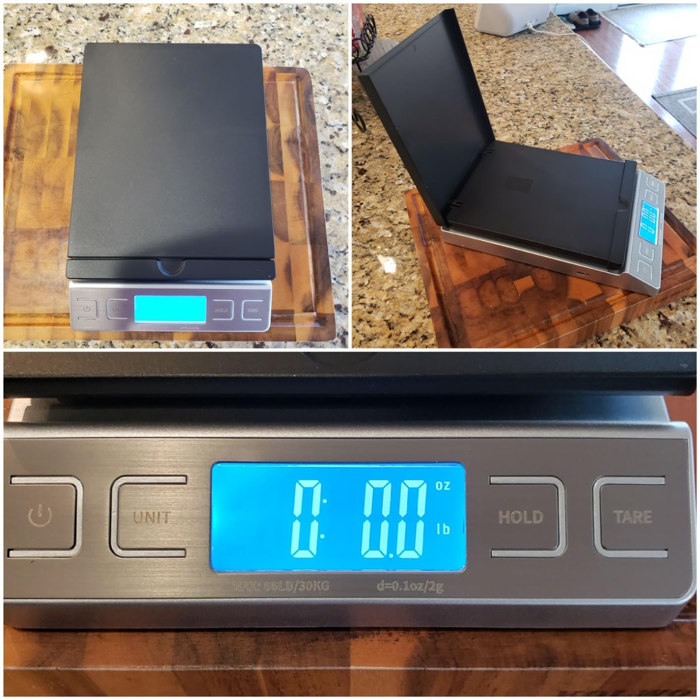 Digital Shipping Postal Scale, Mail Scale with Envelope Flip Holder, 66lb/0.1oz Postage Scale for Package, Small Business, Post Office, Hold&Tare Function, Battery&Type-C Charging Cable - Silver customer photo 1