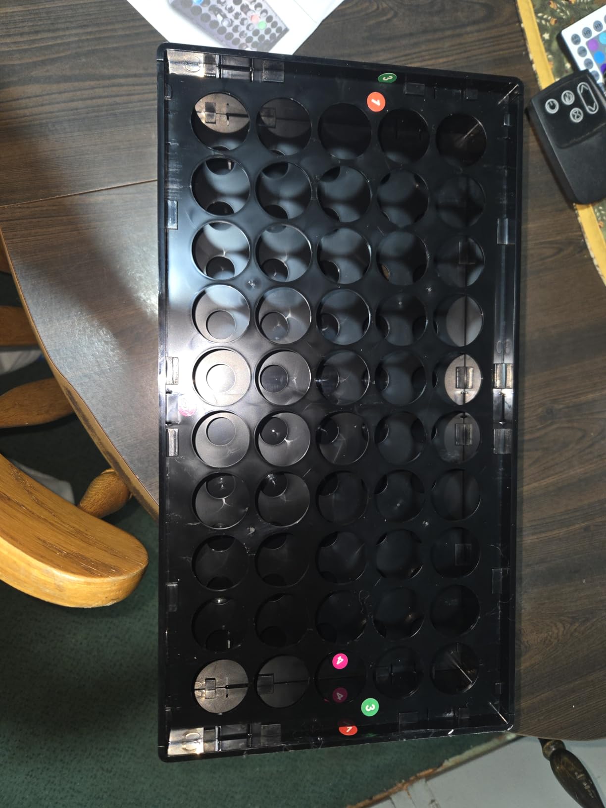 Acrylic Tattoo Ink Holder Stand, 50 Bottle Ink Assembly Display Rack, Wall-Mountable customer photo 2