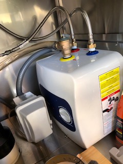 Tankless Water Heater Electric for Sink Washing, ThermoMate 6000W 208~240V Small Point of Use Instant Hot Water Heater with Temperature Display, Self-modulating, 1.07GPM at 35°F Rise customer photo 1