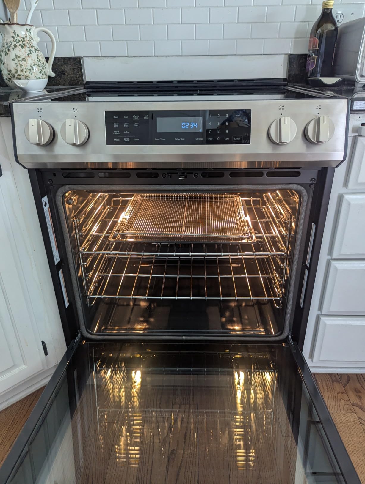Kenmore 2296853 5.6 cu. ft. Front Control Electric Induction Range Oven - 4 Dual Ring Elements, True Convection, Air Fry, Self Clean, Turbo Boil, Chrome Racks, Storage Drawer - Stainless Steel customer photo 2