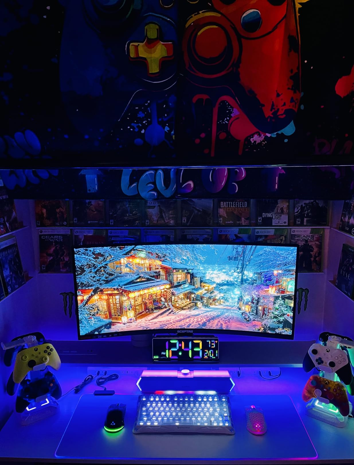 GravaStar Mercury K1 Lite 75% Gaming Keyboard, 2.4GHz/BT/Wired Tri-Mode Wireless Keyboard, Gasket Hot Swappable Mechanical Keyboard, Pre-lubed Linear Switches, RGB Backlit (Transparent Black) customer photo 1