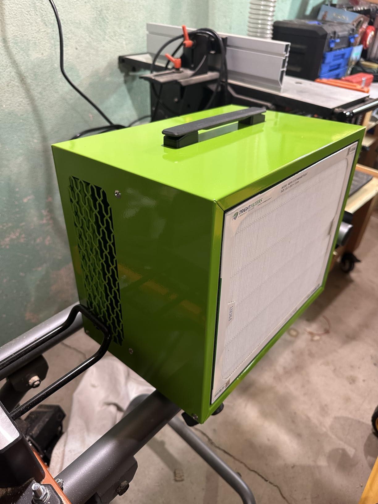 Abestorm Tabletop Dust Collector with Timer for Woodworking Shops customer photo 1
