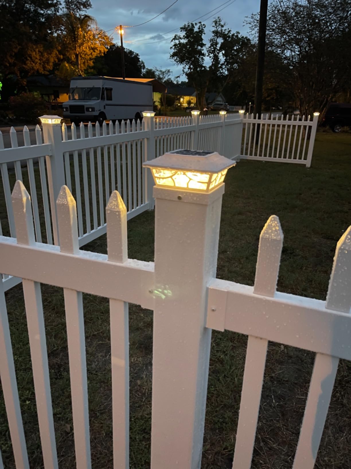 4ft H x 6ft W (1 Panel + 1 Post) Permanent No Dig WamBam Westport Fence Kit, Durable White Vinyl Privacy Fence, BL19105 customer photo 1