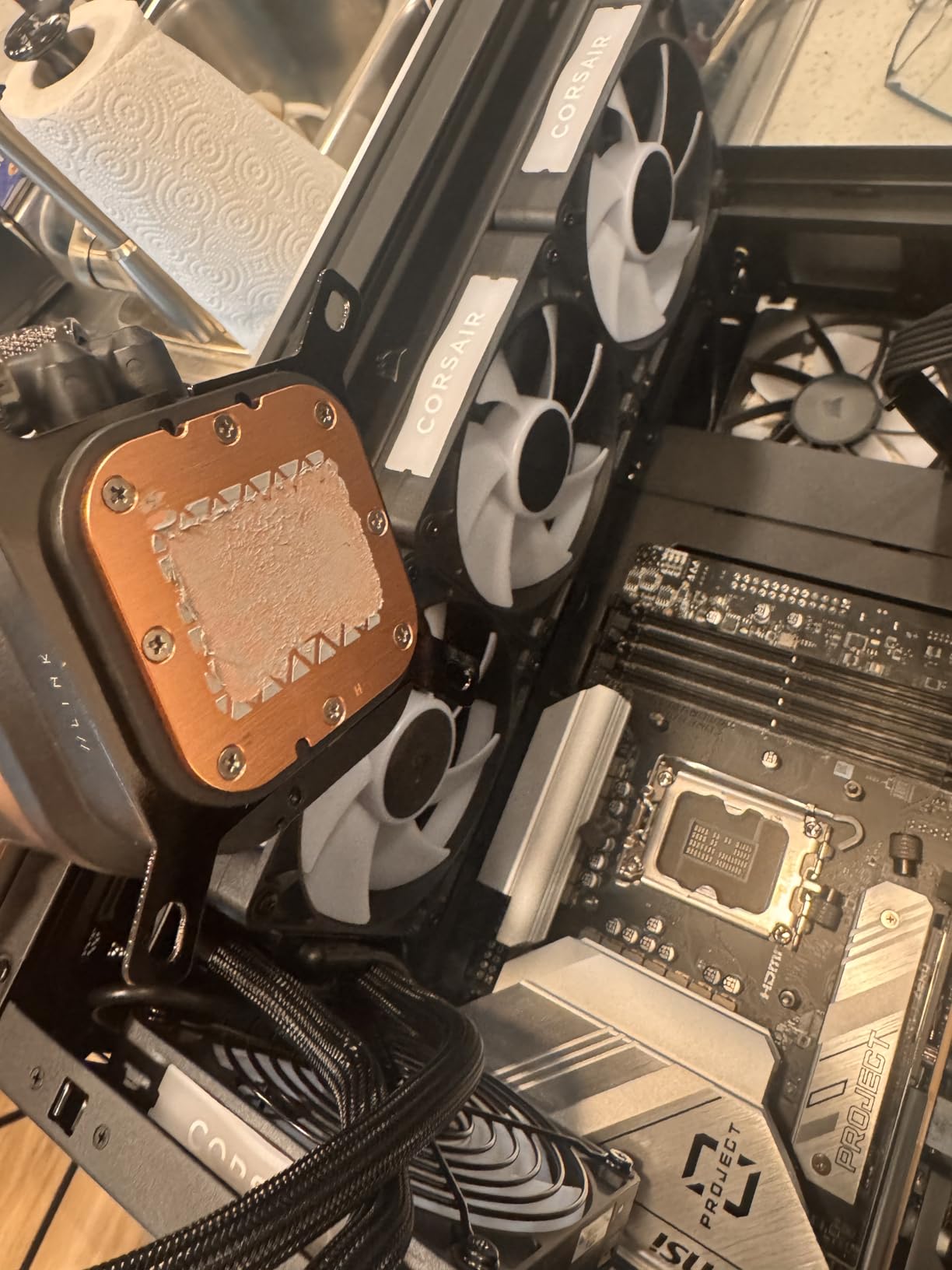 Corsair Vengeance i5100 Gaming PC - Liquid Cooled Intel Core i9-14900KF CPU - NVIDIA GeForce RTX 4080 Super GPU - 32GB Dominator Titanium RGB DDR5 Memory - 2TB M.2 SSD - Black/Gray customer photo 1