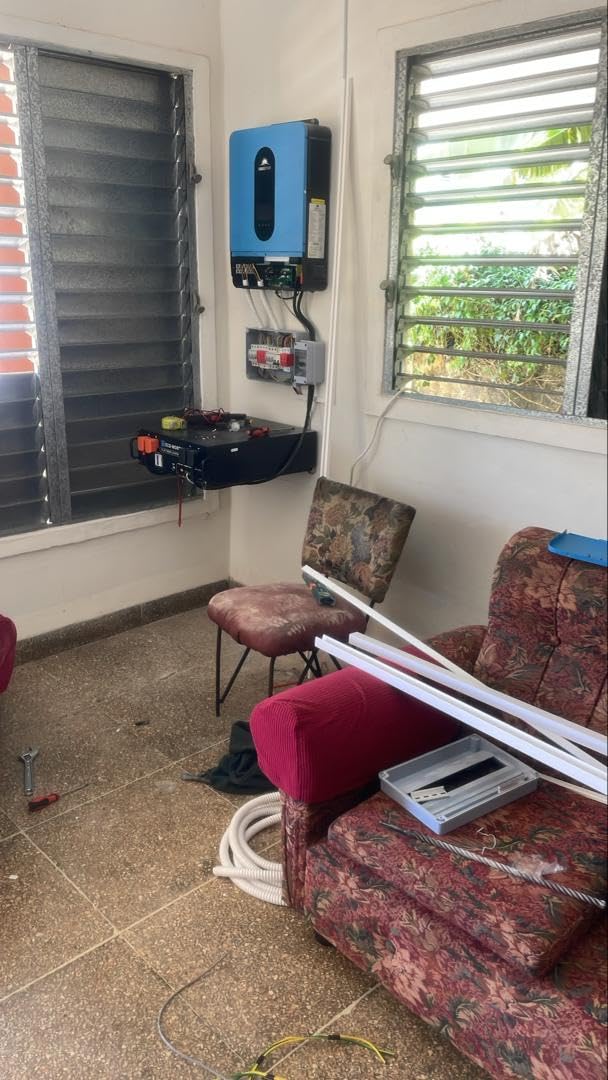 SUNGOLDPOWER 6500W 48V Solar Inverter, Split Phase, Built-in 2 MPPTs, Max 140A Battery Charging, AC Input/Output 120V/240V(settable),Pure Sine Wave Inverter(Parallel/WiFi/BMS COMM) UL1741 customer photo 2