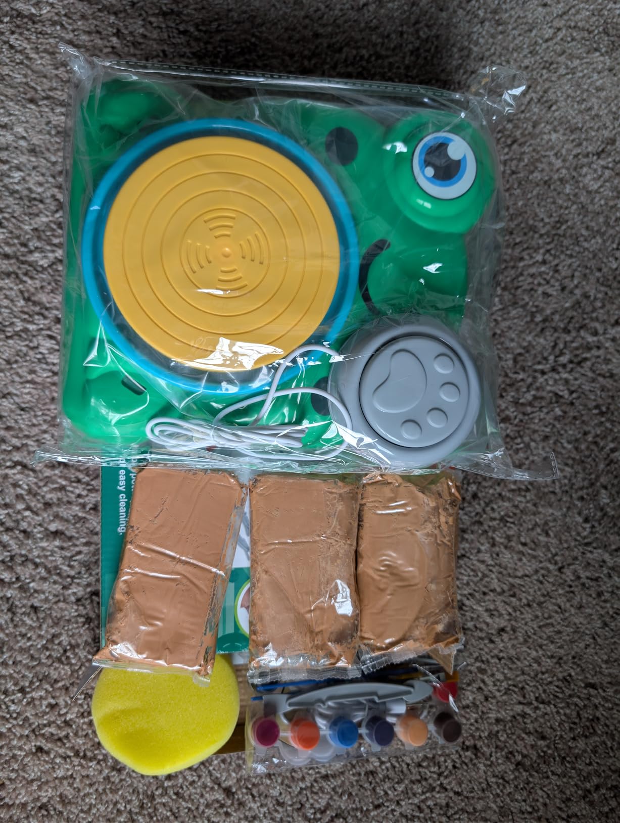 Pottery Wheel for Kids - Complete Art Supplies Arts & Crafts Kit, Crafts for Girls 8-12, Girls Boy Toys Birthday Halloween Christmas Gift for Kids Ages 6 7 8 9 10 11 12+, (Snail) customer photo 1