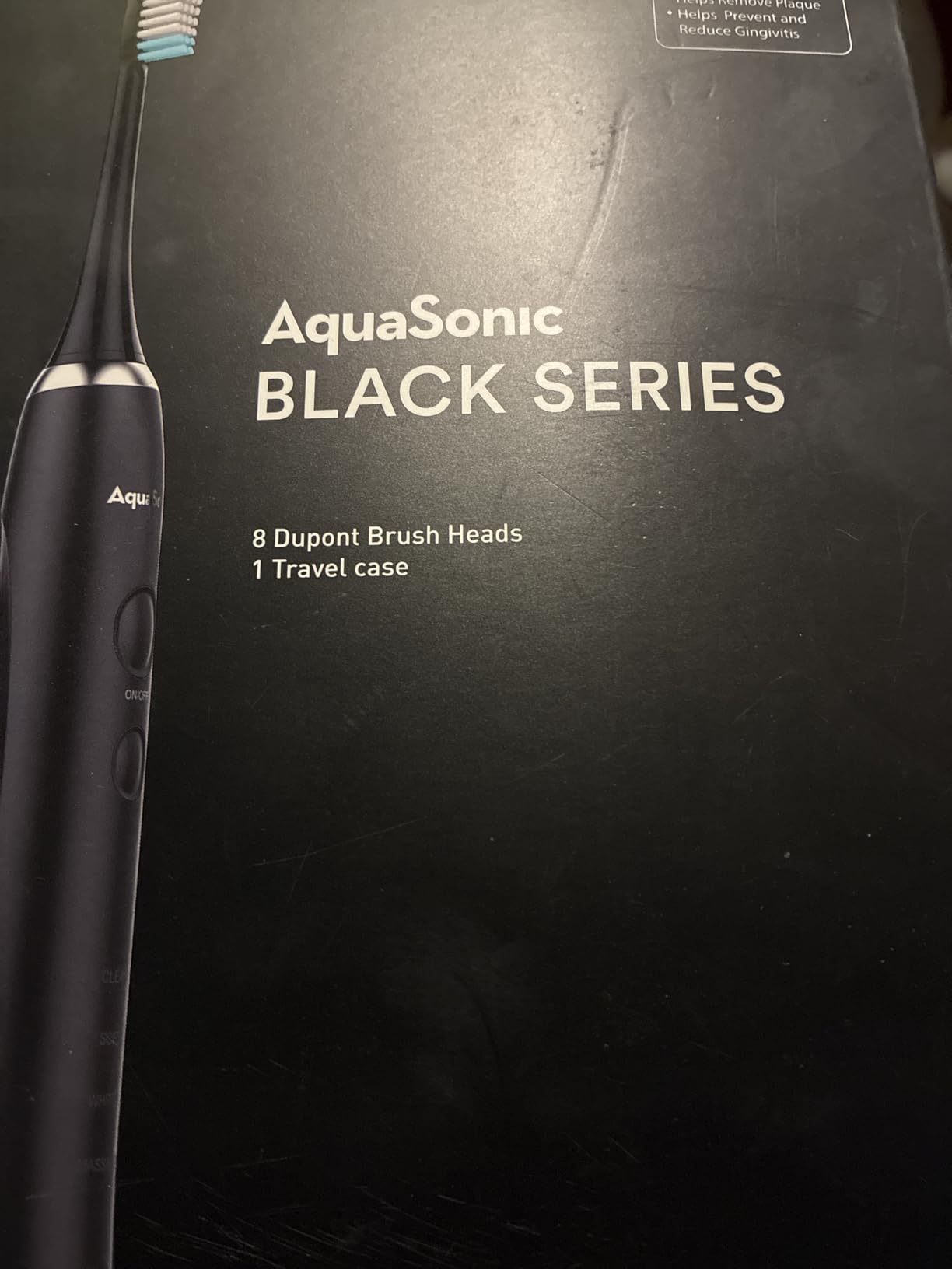 Aquasonic Black Series PRO - Ultra-Whitening Electric Toothbrush - 5 Modes & Smart Timers - Premium Travel Case & 6 Proflex Brush Heads - ADA Accepted Toothbrush customer photo 1