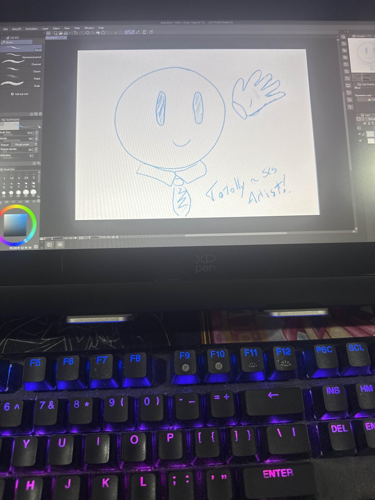 XPPen Upgraded Artist13.3 Pro V2 Drawing Tablet with Screen, 16384 Pen Pressure X3 Pro Stylus Pen Display customer photo 1