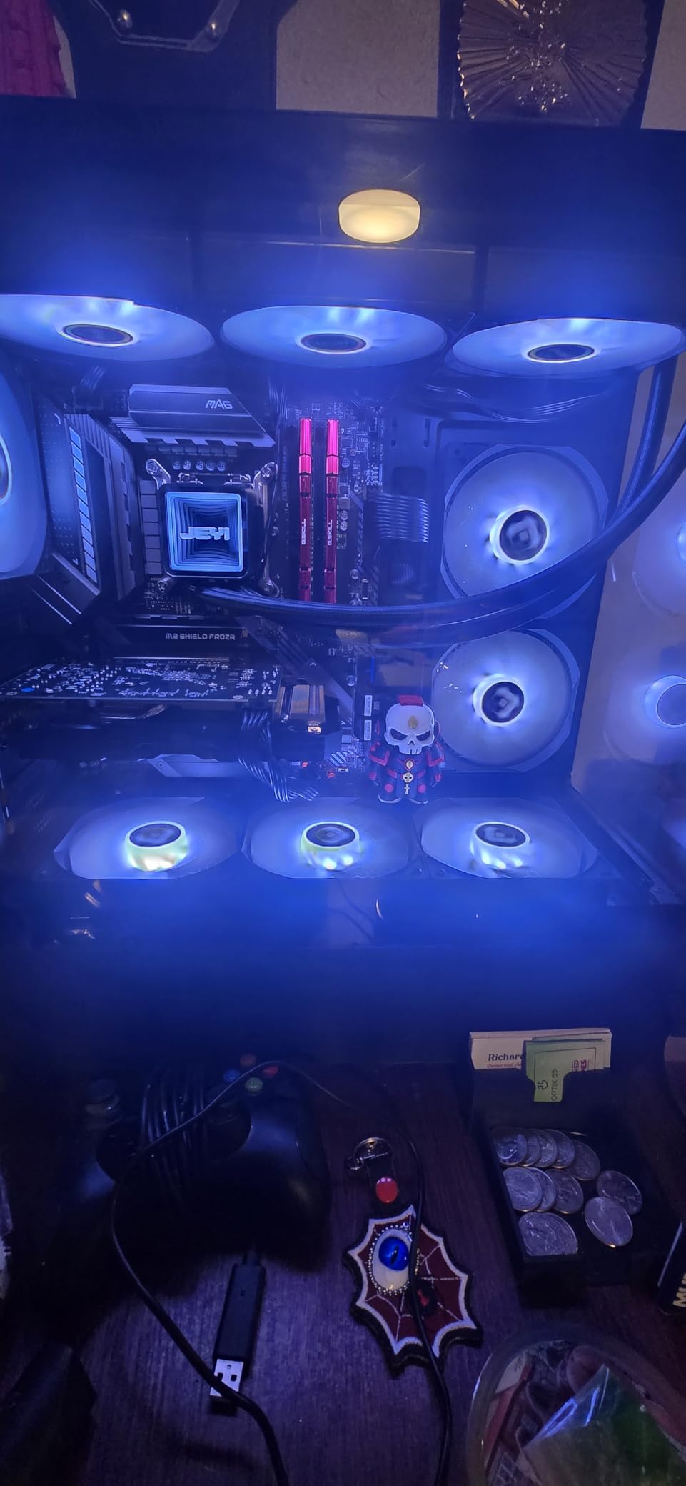 FOIFKIN F1 PC Case - Pre-Installed 6 PWM ARGB Fan, ATX Mid-Tower Gaming PC Case, Type-C, 360mm Radiator Support, FOIFKIN (White) customer photo 1