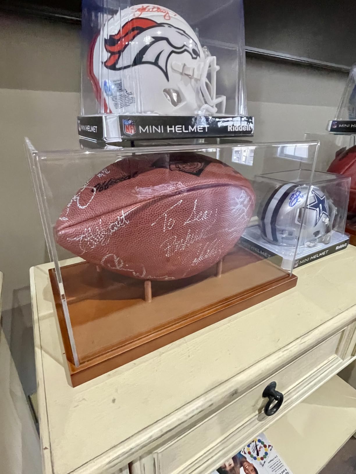 JupDec Jersey Frame Display Case, Large Clear Acrylic Shadow Box with UV Protection for Baseball Basketball Football Soccer Hockey shirts, Wall Mount Wooden Showcase, Idea Gift for Sports fans, 1 pack customer photo 1