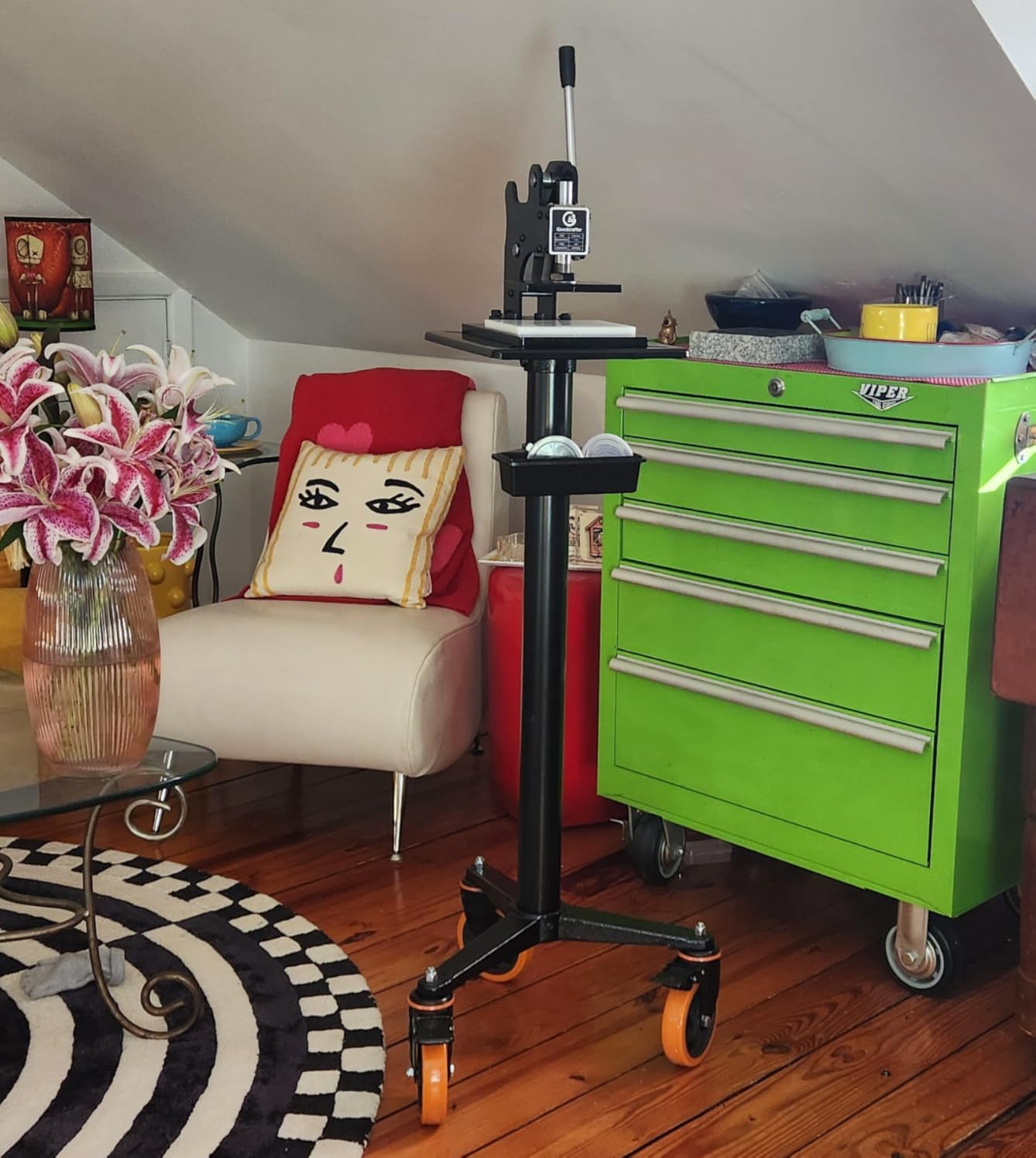 Leather Cutting Machine 1 Ton,12x9cm Die Cutter Stamping Machine Embossing Plate Manual Die Cutter Hand Press Mold Cutter Leather Die Cut Leathercraft Cutting Machine DIY Tool for Various of Materials customer photo 1