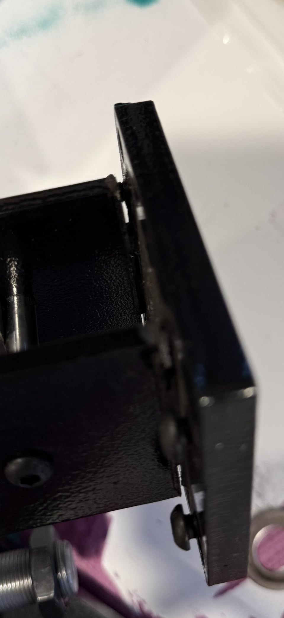 Leather Cutting Machine 1 Ton,12x9cm Die Cutter Stamping Machine Embossing Plate Manual Die Cutter Hand Press Mold Cutter Leather Die Cut Leathercraft Cutting Machine DIY Tool for Various of Materials customer photo 2