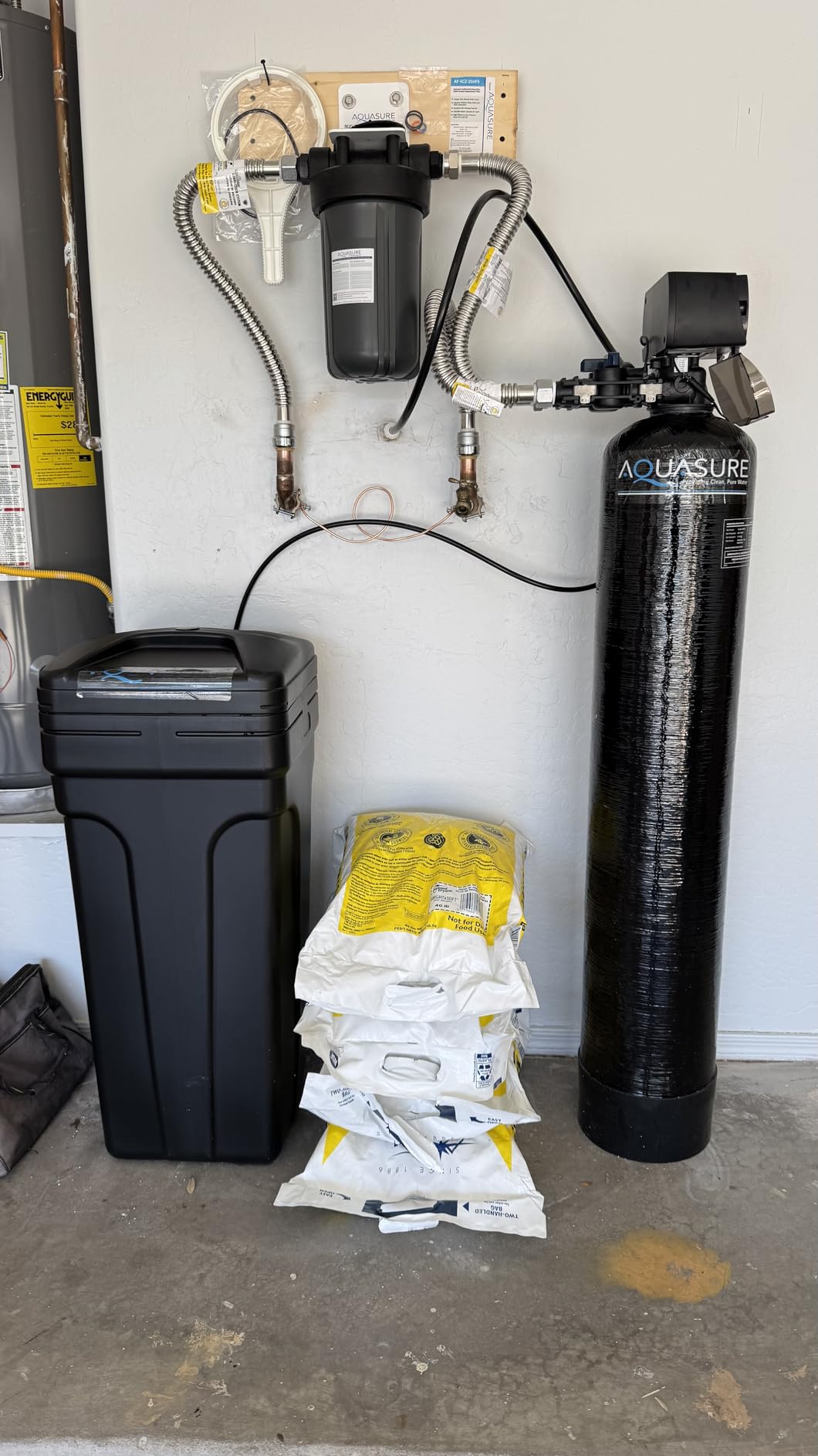 Aquasure Harmony Series 50,000 Grains Whole House Water Softener with High Performance Automatic Digital Metered Control Head with Pre-Filter customer photo 2