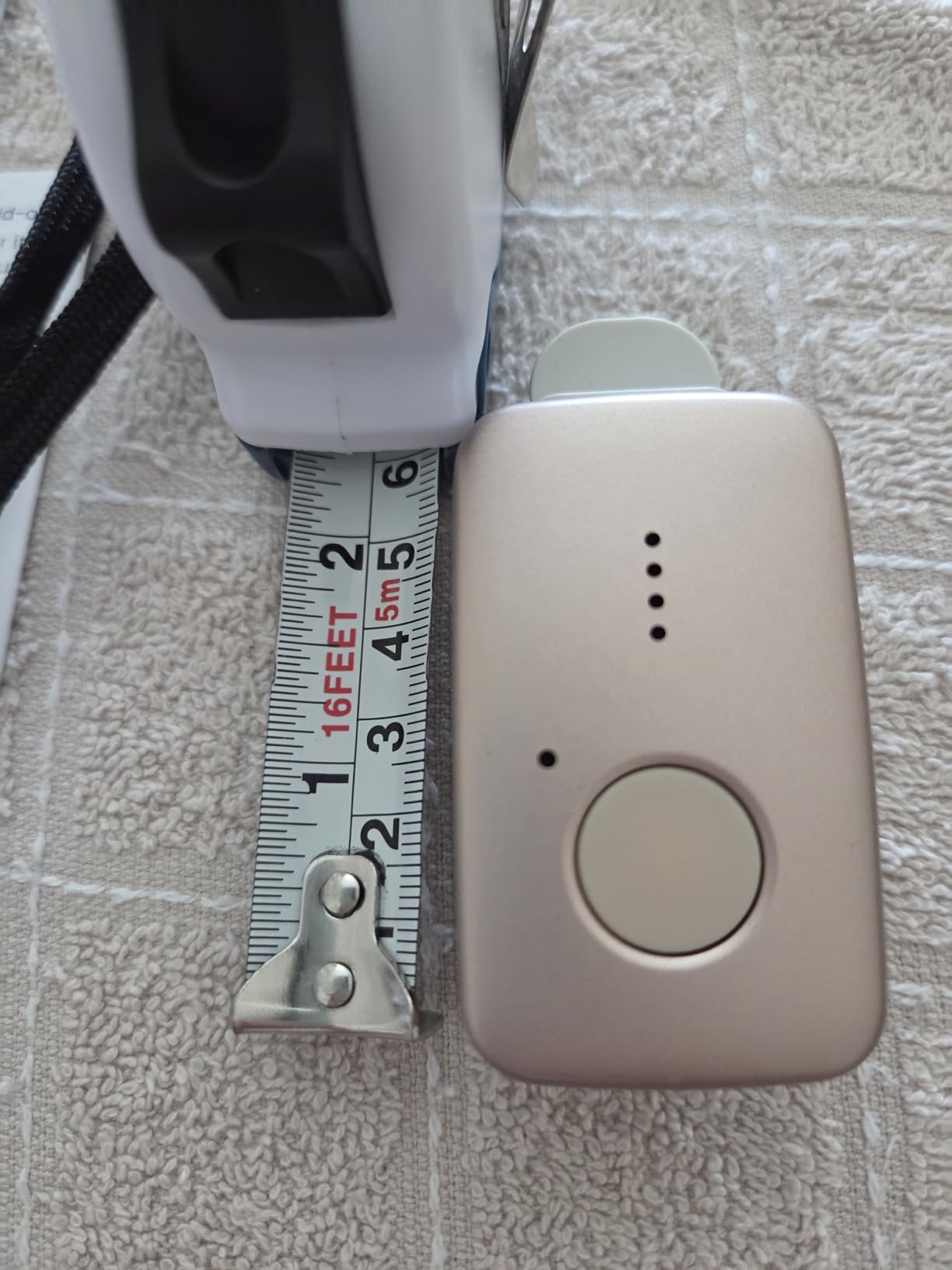 Medical Alert System for Seniors - Advanced Mini Device with Automatic Fall Detection, 24/7 Monitoring, GPS Tracking, Emergency Alert Pendant Necklace, SOS Button, Caregiver App, Waterproof | Black customer photo 1