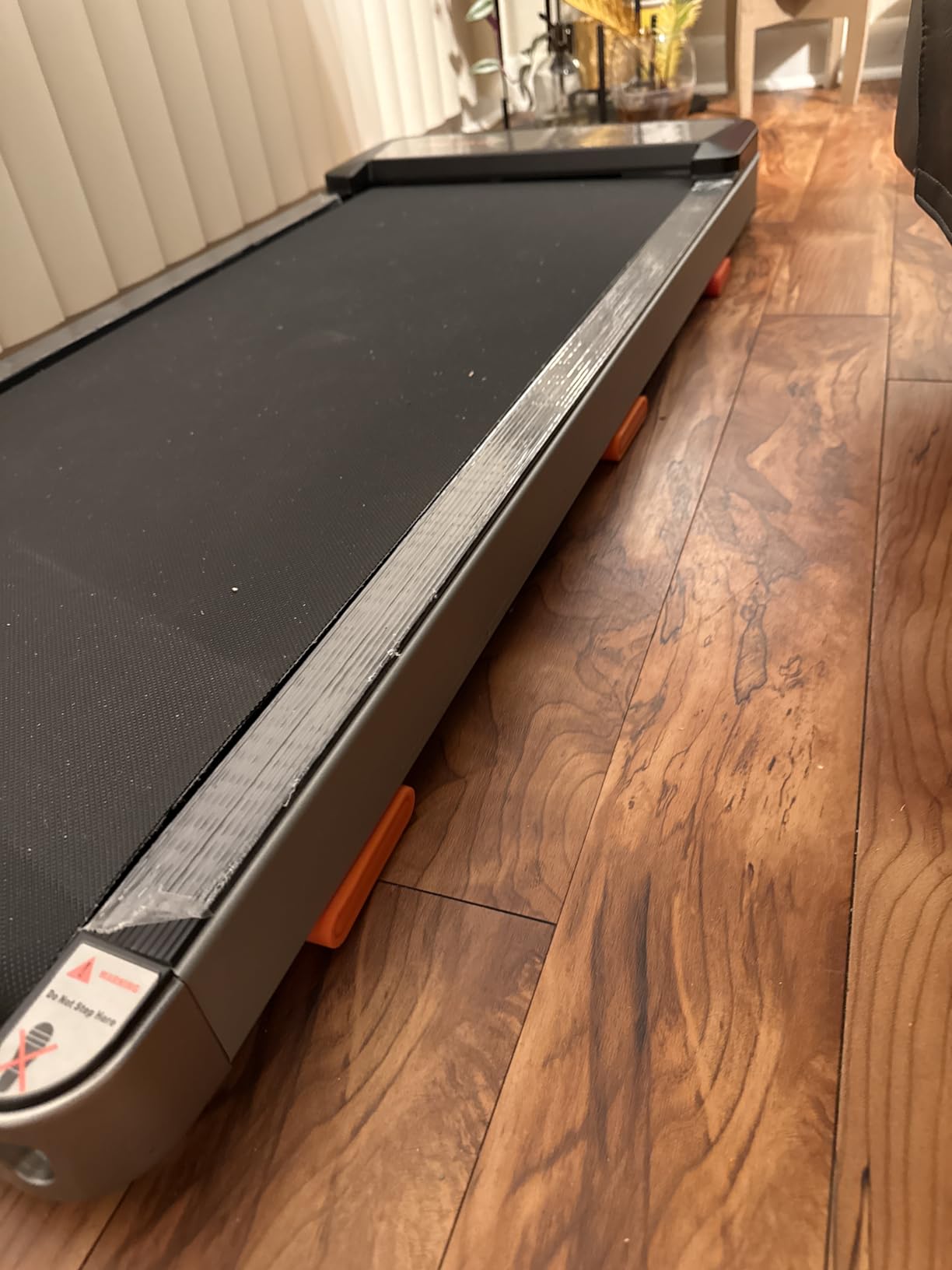 Walking Pad,Treadmill with Incline for Home Office, 2.5HP Portable Under Desk Treadmill with 265 Lbs Capacity,Remote Control, Led Display customer photo 2