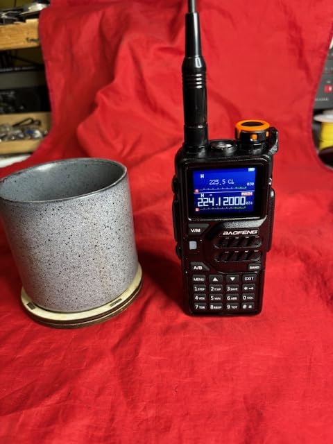 BAOFENG K5PLUS Tri-Band Ham Radio Long Range, UHF VHF 1.25M Handheld 10W Tri-Power Two Way Radio with Airband, NOAA, 2500mAh Battery, Speaker Mic, 999CH, Frequency Copy, Scramble (1 Pack) customer photo 1