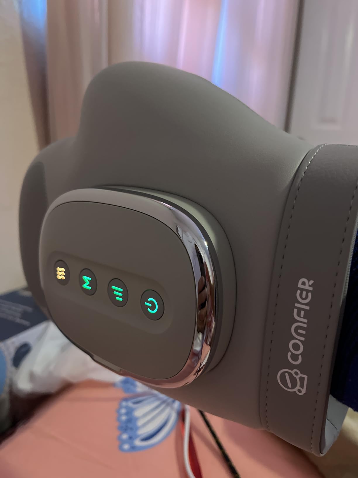 COMFIER Cordless Hand Massager for Arthritis and Carpal Tunnel, Updated Bigger Electric Hand Massager with Heat and Compression,Wrist, Finger Massage,Mothers Day Gifts for Women,Men customer photo 1