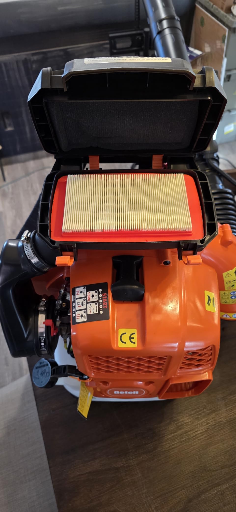 80CC Extreme Power Gas Powered Leaf Blower Backpack, 907 CFM & 206 MPH Commercial Heavy-Duty customer photo 1